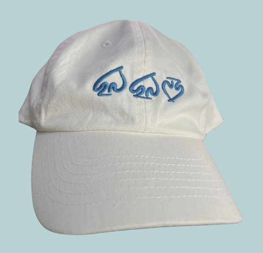 Dad Hat  |  White  |  3 Spades Logo